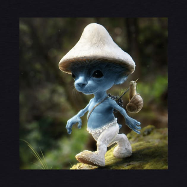 smurf cat blue meme we live we love we lie by GoldenHoopMarket